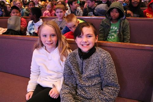 Students at performance 